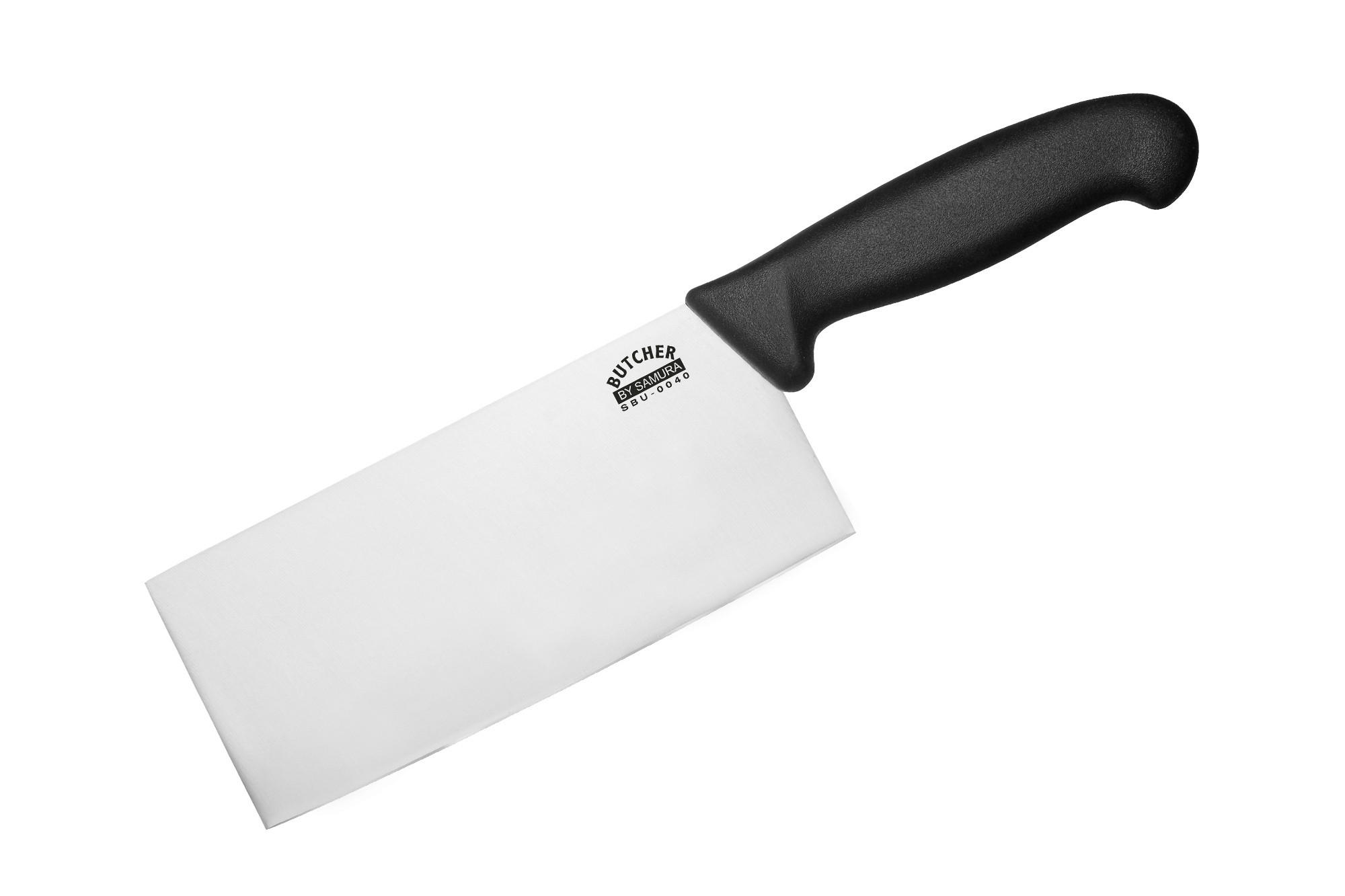 NOŽ ZA MESO  BUTCHER        31 cm    nerjaveče jeklo - srebrne barve/črna, Basics, kovina/umetna masa (31cm) - Samura