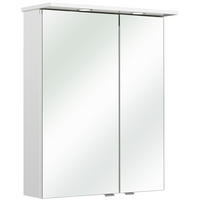 SPIEGELSCHRANK 60/78/20 cm  - Chromfarben/Weiß, KONVENTIONELL, Glas/Holzwerkstoff (60/78/20cm) - Xora