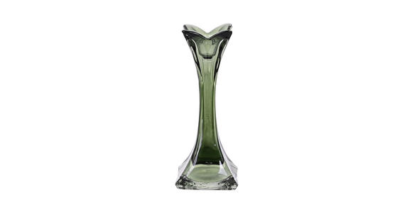 KERZENHALTER - Grün, Trend, Glas (5,1/13/5,1cm) - Ambia Home