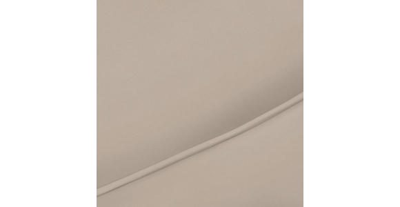 ECKSOFA  in Echtleder Beige  163/305 cm  - Eichefarben/Beige, Design, Leder/Holz (163/305cm) - Novel