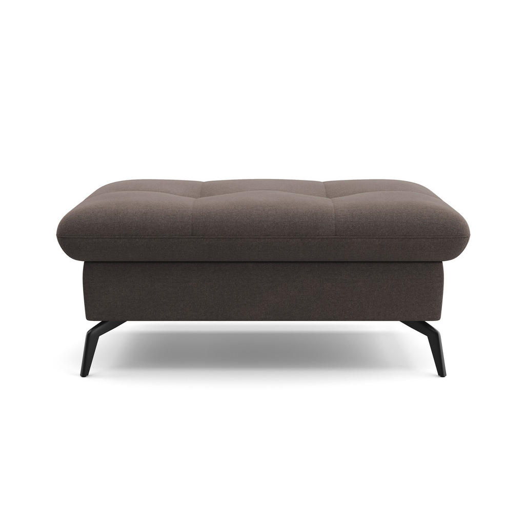 Thumbnail - Sit & More Hocker, Graphit, Textil, Füllung: Schaumstoff, rechteckig, 102x47x69 cm, Goldenes M, Oeko-Tex® Standard 100, ...