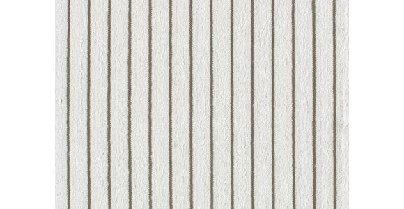 RÉCAMIERE in Cord Weiß  - Schwarz/Weiß, Design, Kunststoff/Textil (171/88/93cm) - Cantus
