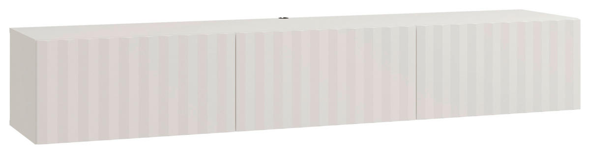 NÍZKÁ KOMODA, bílá, 192/31,5/42 cm - bílá, Basics, kompozitní dřevo (192/31,5/42cm) - Xora