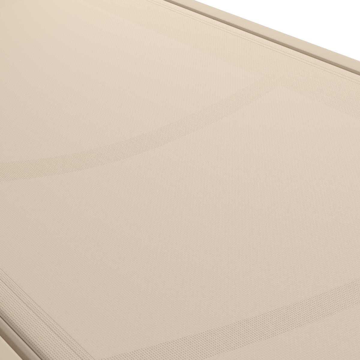 SONNENLIEGE 55/92/164 cm  - Beige, Design, Textil/Metall (55/92/164cm) - Ambia Garden