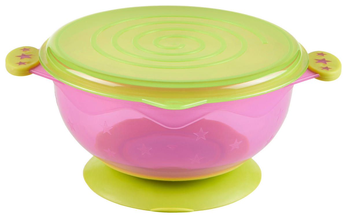 DEČJA ČINIJA   16.5/14/7 cm         - pink/zelena, Osnovno, plastika (16.5/14/7cm) - My Baby Lou