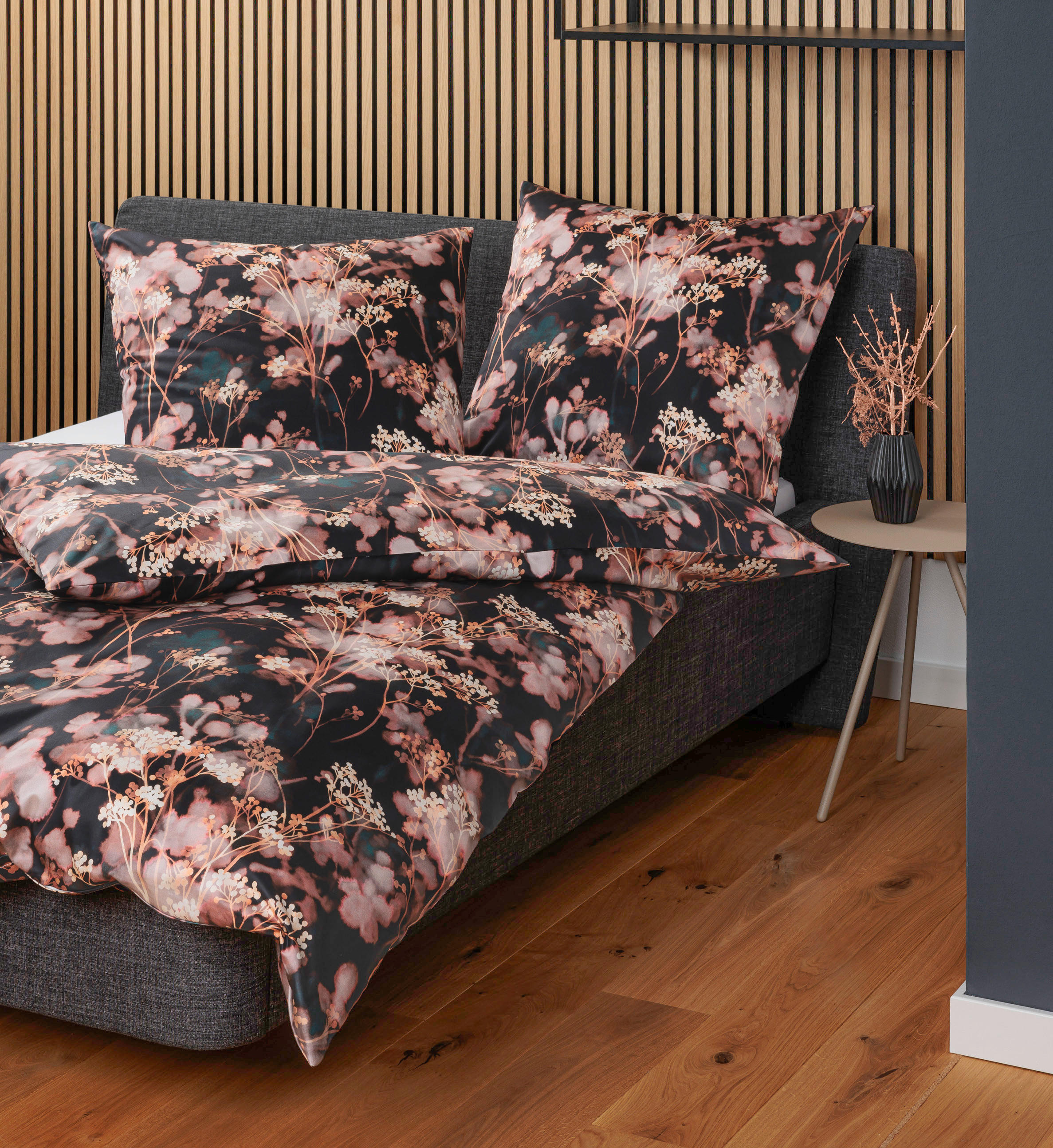 BETTWÄSCHE Makosatin 135/200 cm  - Braun, Design, Textil (135/200cm) - Janine