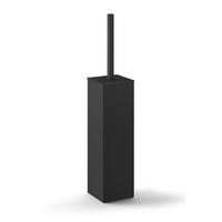 WC-BÜRSTENGARNITUR - Schwarz, Basics, Metall (8,1/41,8/8,1cm) - Zack