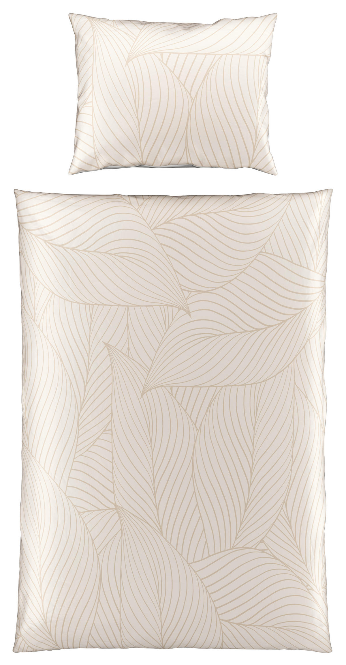 OBOJESTRANSKA POSTELJNINA SANDY 140/200 cm saten rjavosiva  - rjavosiva, Konvencionalno, tekstil (140/200cm) - Esposa
