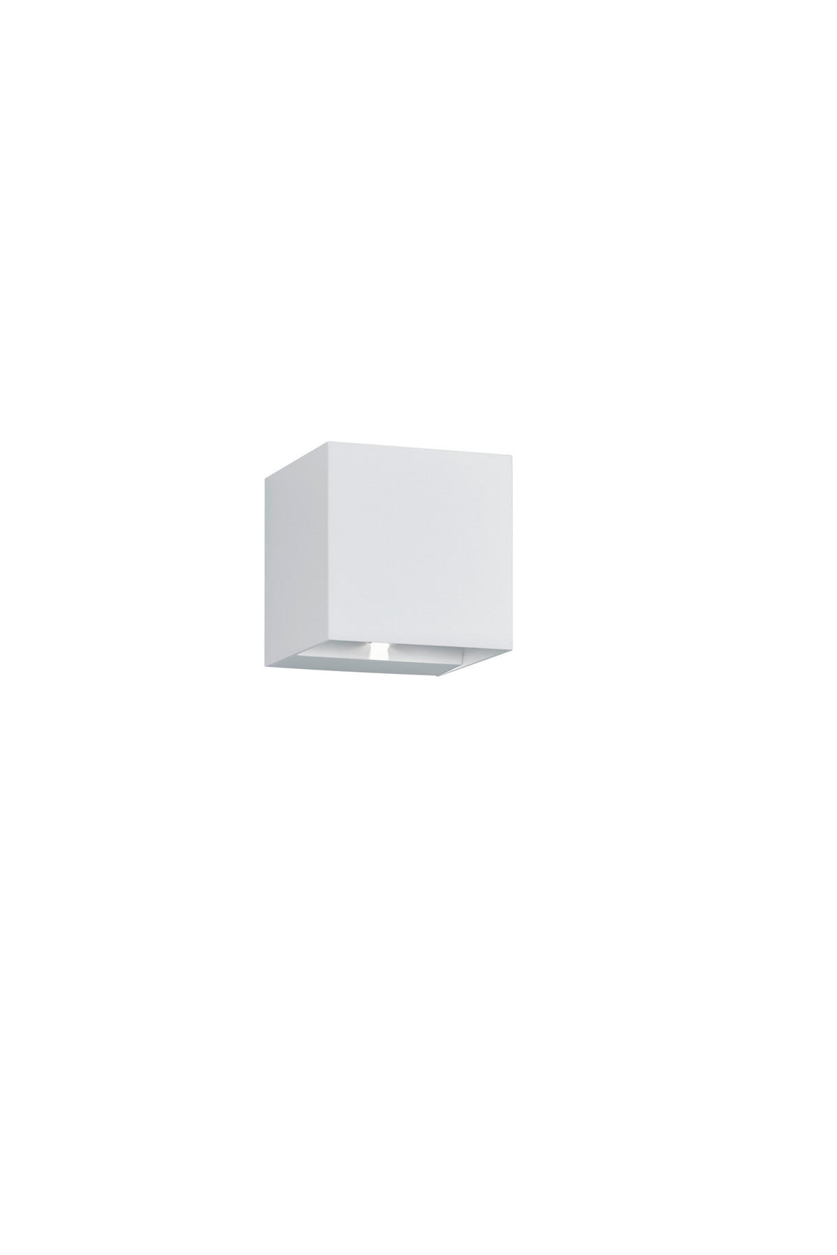 AUßENWANDLEUCHTE 8/8/8 cm   - Weiß, Design, Metall (8/8/8cm) - Trio Leuchten