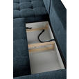 ECKSOFA Blau Chenille  - Blau/Schwarz, KONVENTIONELL, Holz/Textil (180/266cm) - Carryhome