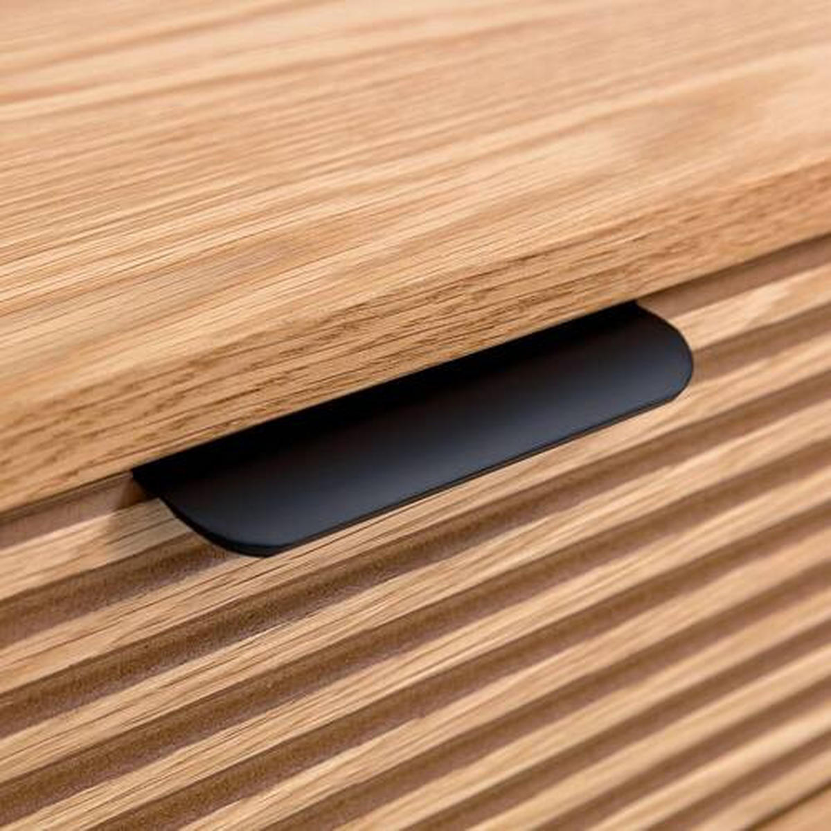 COUCHTISCH Eiche furniert 120/60/40 cm rechteckig Schwarz, Eichefarben  - Eichefarben/Schwarz, MODERN, Holz/Holzwerkstoff (120/60/40cm) - home24