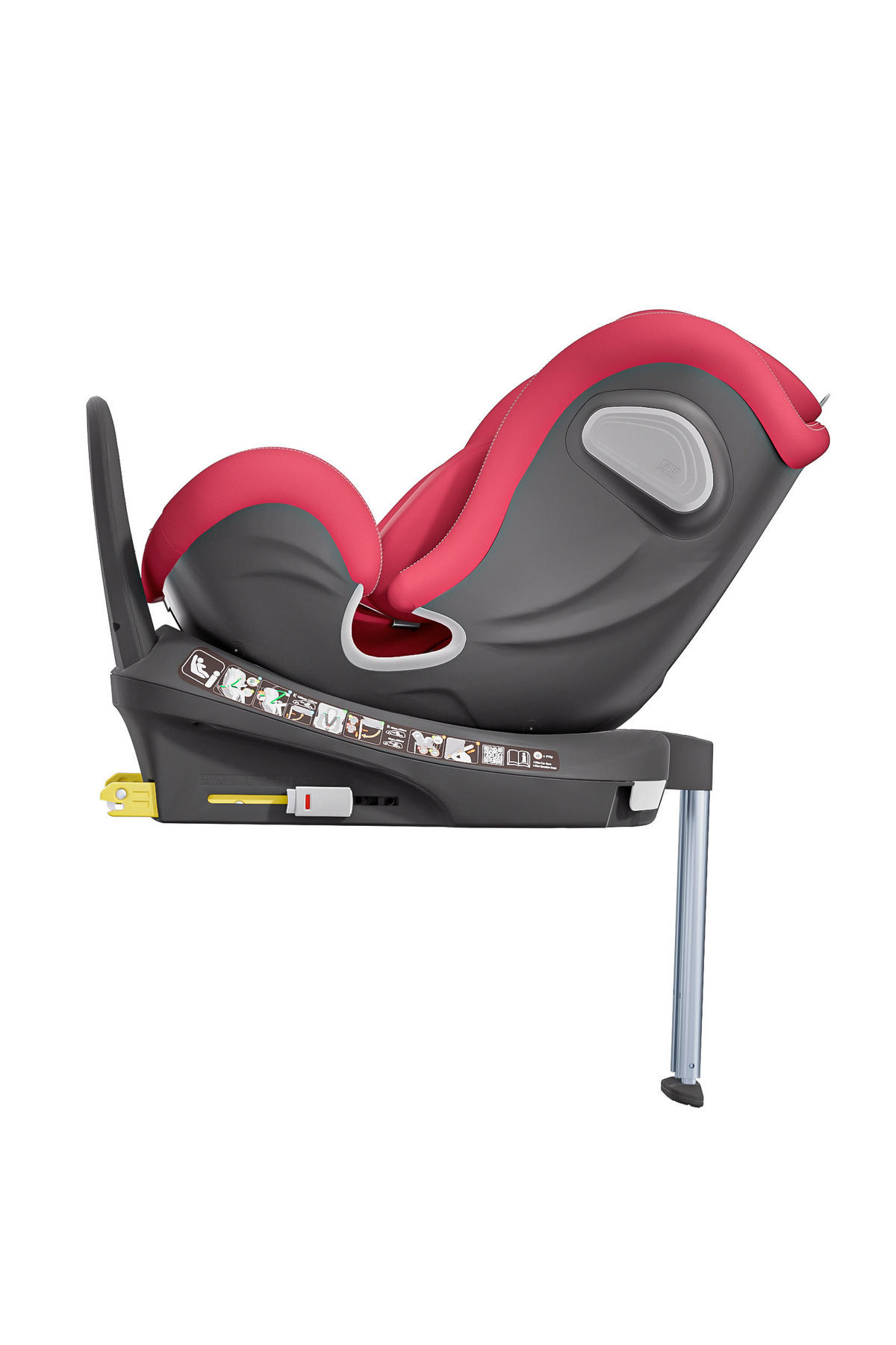 REBOARDER-KINDERSITZ Swan Fix  - Rot, Basics, Kunststoff/Textil (44/77/58.5cm) - AVOVA