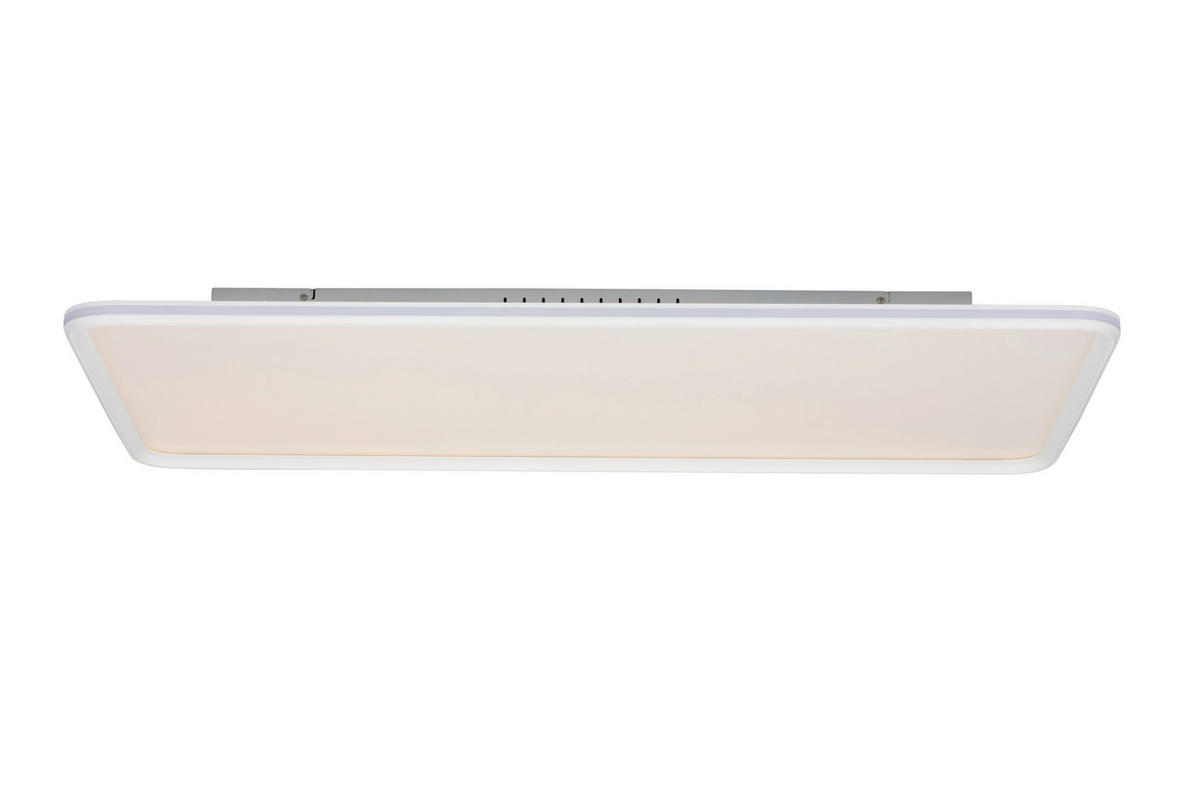 LED-DECKENLEUCHTE Bosona 110/60/7 cm  - Weiß, Basics, Kunststoff/Metall (110/60/7cm) - Novel