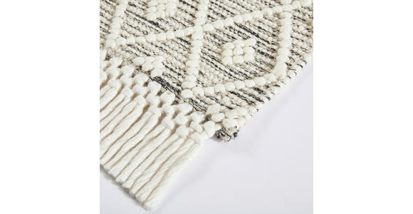 HANDWEBTEPPICH 130/190 cm Sylt Grau  - Grau, Natur, Textil (130/190cm) - Linea Natura