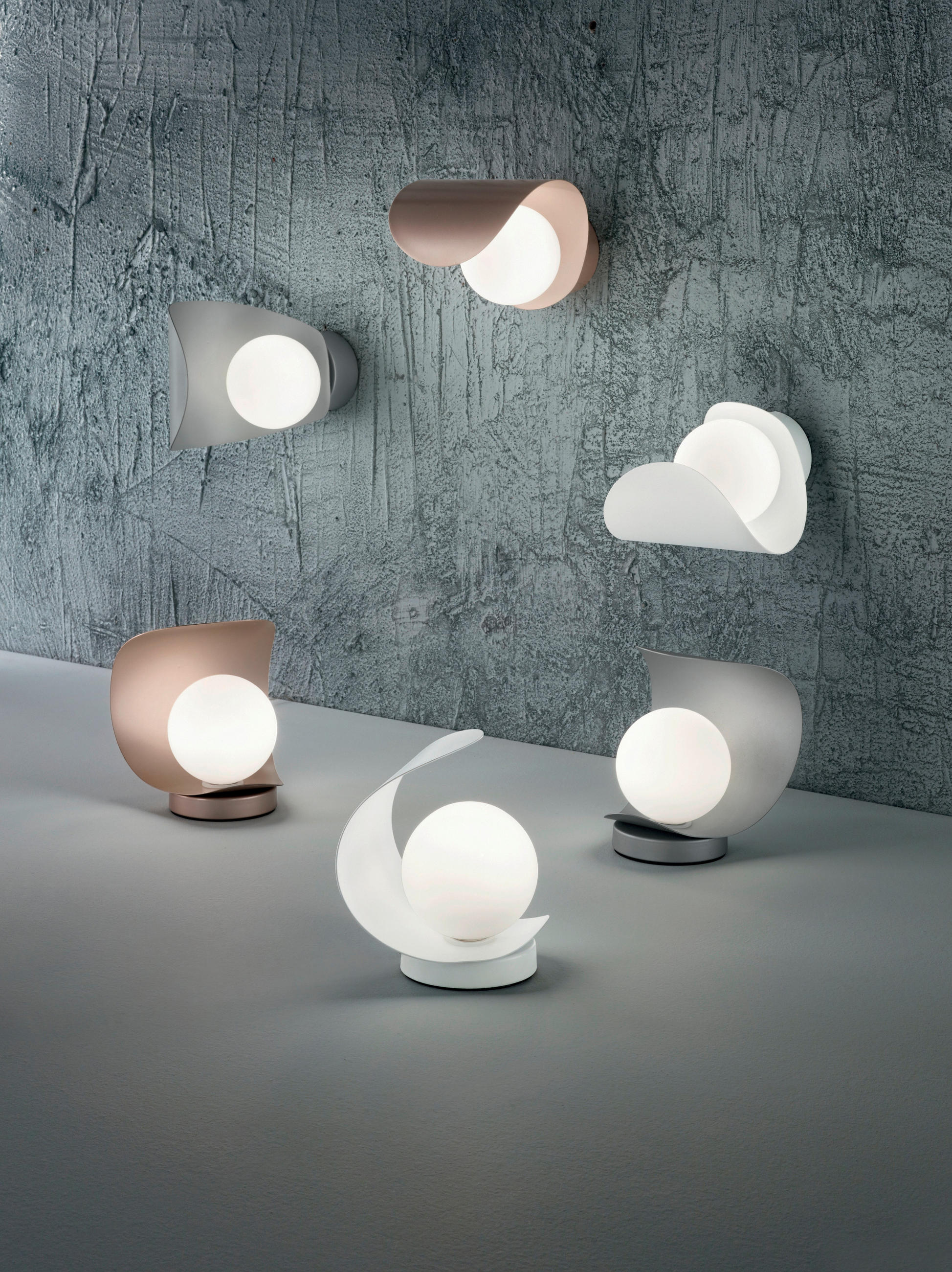 LED-WANDLEUCHTE Adria 16/16/18 cm   - Weiß, Basics, Glas/Metall (16/16/18cm) - Fabas Luce
