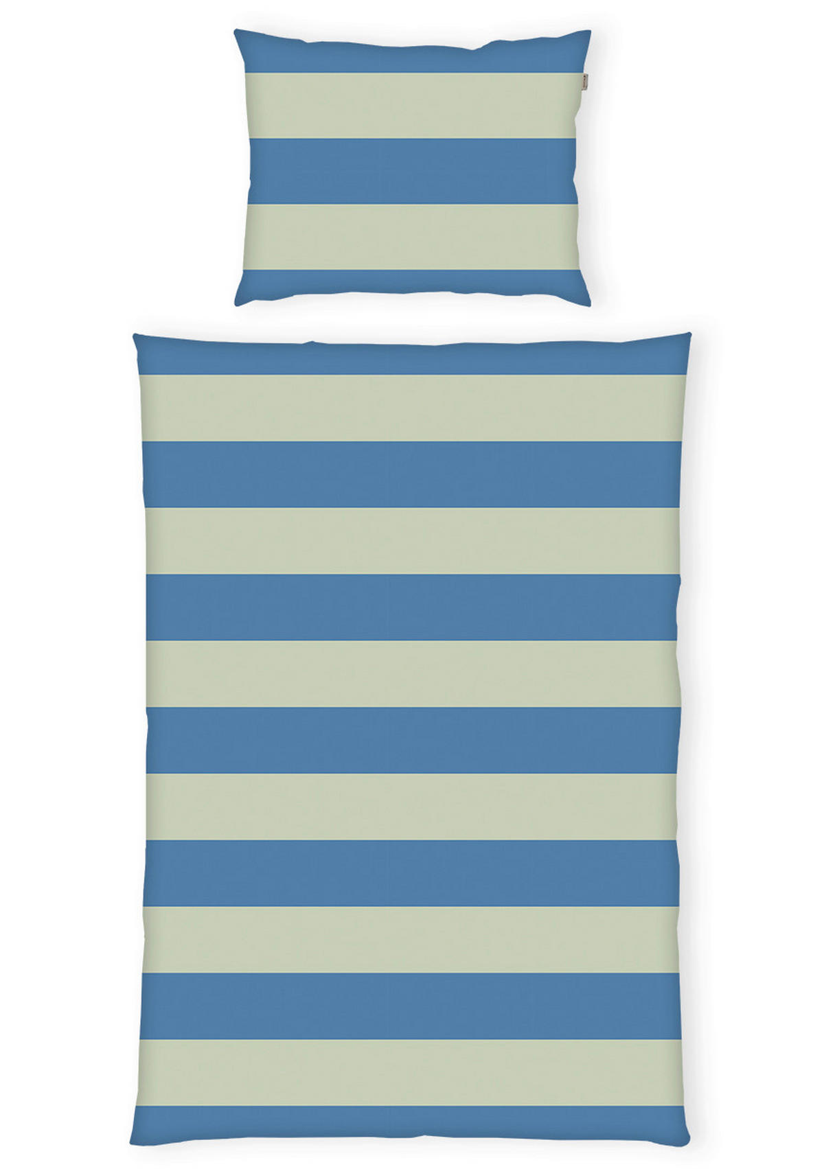 POSTEĽNÁ BIELIZEŇ, renforcé, modrá, 140/200 cm - modrá, Basics, textil (140/200cm) - Tom Tailor