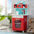 Kinderholzküche - Rot, Basics, Holz/Metall (60/100/30cm) Kinderholzküche - Rot, Basics, Holz/Metall (60/100/30cm)
