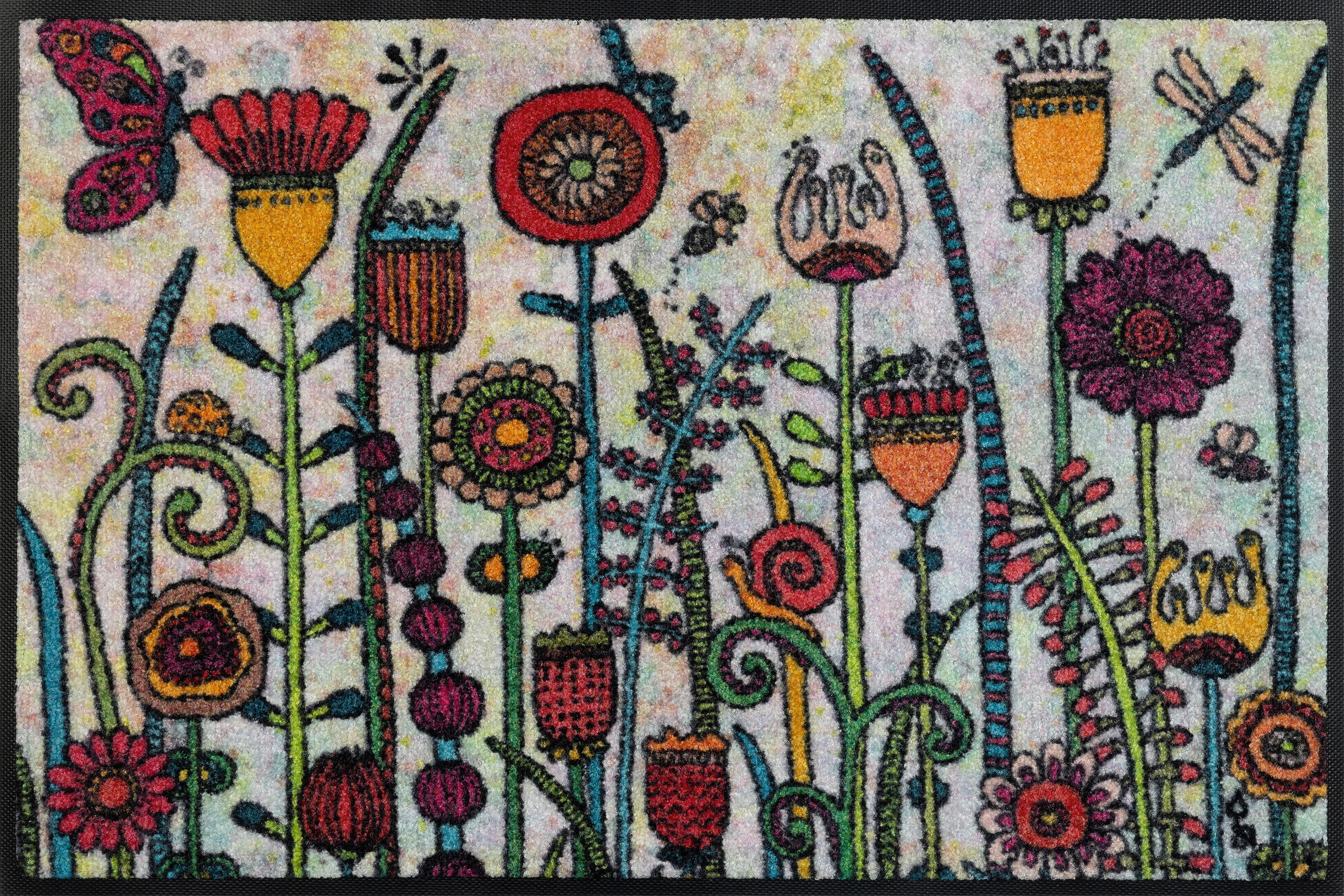 wash+dry FUßMATTE Sonnentag Mehrfarbig 40x60 cm
