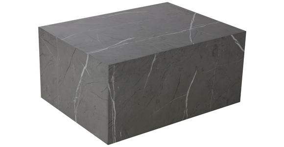 COUCHTISCH 80/60/38 cm rechteckig Schwarz - Schwarz, Design, Holzwerkstoff (80/60/38cm) - Carryhome