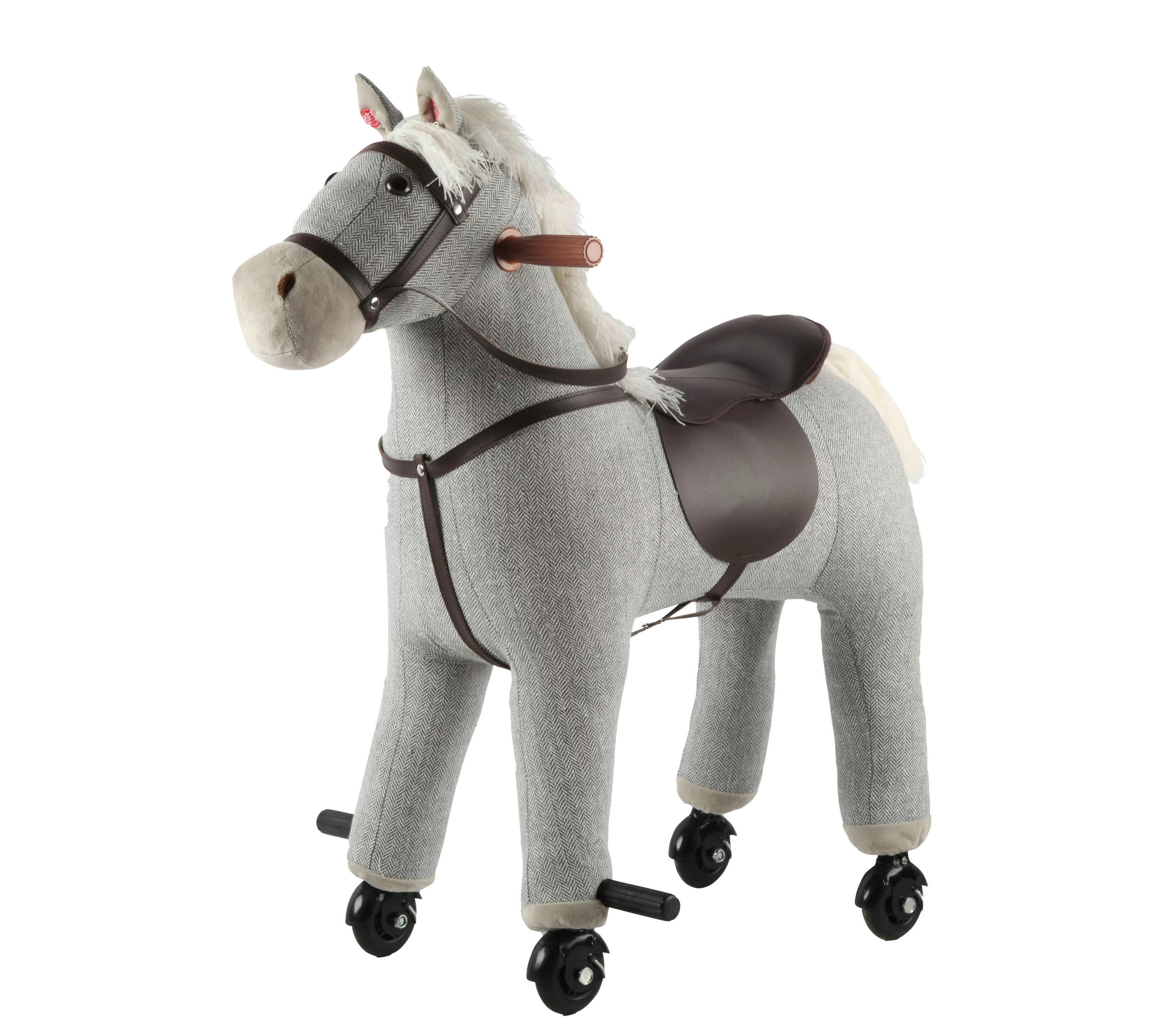 GUNGHÄST  - grå, Trend, metall/textil (74/45/74cm) - My Baby Lou