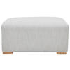 HOCKER Flachgewebe Beige  - Beige/Buchefarben, KONVENTIONELL, Holz/Textil (101/44/92cm) - Livetastic
