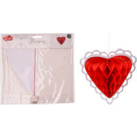 DEKOR SZÍV - textil (24,5/24/0,9cm)