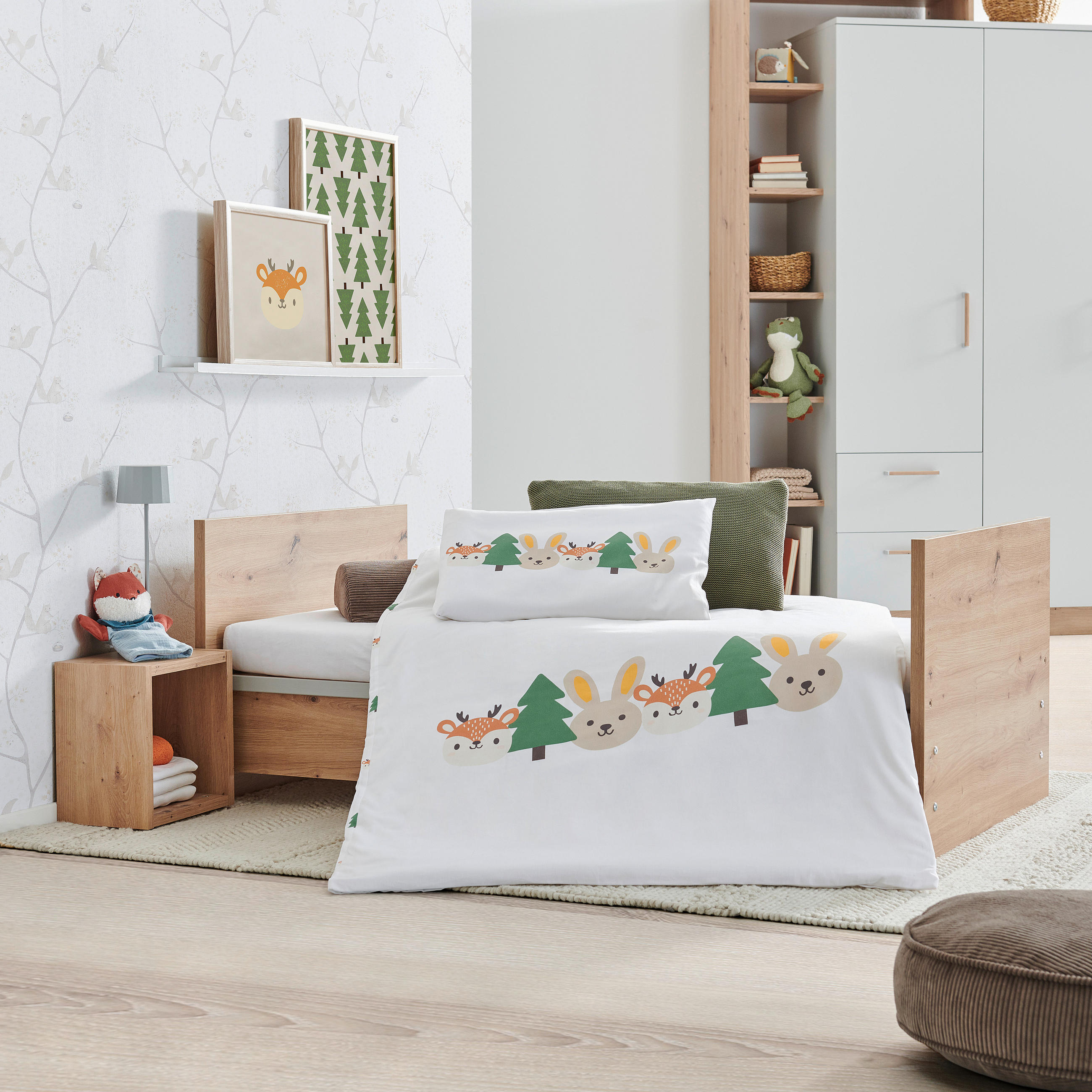 UMBAUSEITEN Leo  - Eichefarben, Trend, Holzwerkstoff (139/16/2cm) - Jimmylee