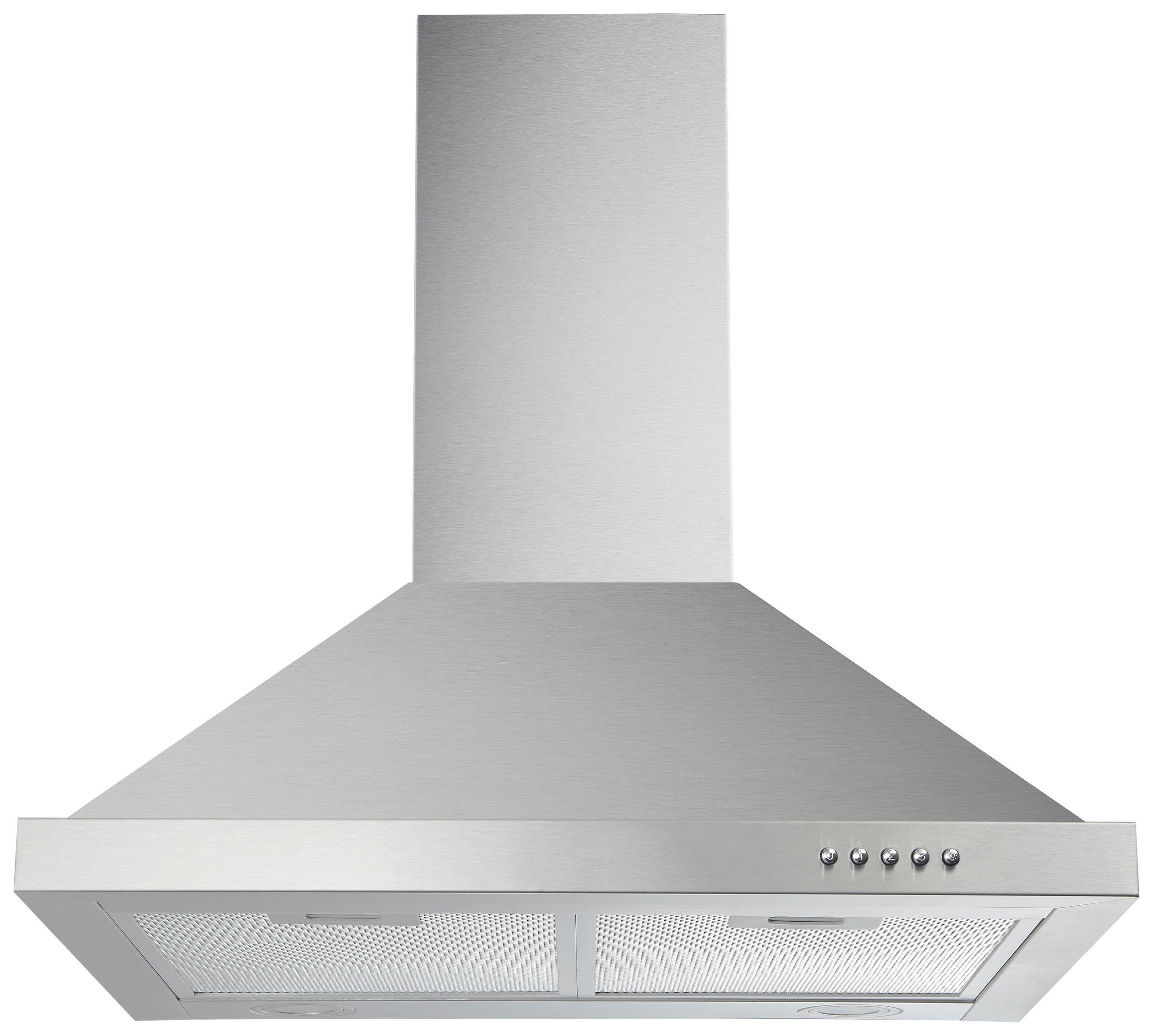 DUNSTABZUGSHAUBE CH44078-60IXA  - Edelstahlfarben, Trend, Metall (59,5/63,5-100/50cm) - Respekta