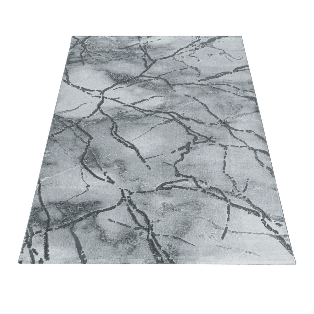 WEBTEPPICH 80/250 cm Naxos 3815 silber Silberfarben  - Silberfarben, Design, Textil (80/250cm)