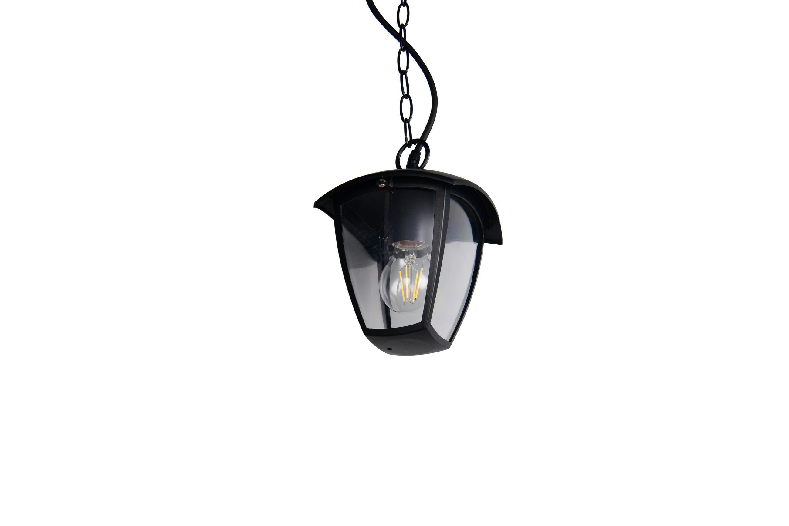AUSSENHÄNGELEUCHTE - Klar/Schwarz, Konventionell, Kunststoff/Metall (17/17/82cm) - Trio Leuchten