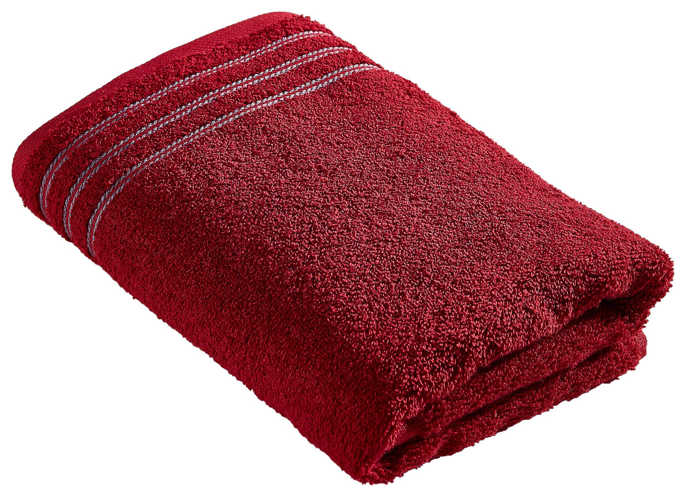 HANDTUCH 50/100 cm Grossetto Rot  - Rot, Basics, Textil (50/100cm) - Vossen