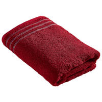 HANDTUCH Grossetto Rot  - Rot, Basics, Textil (50/100cm) - Vossen