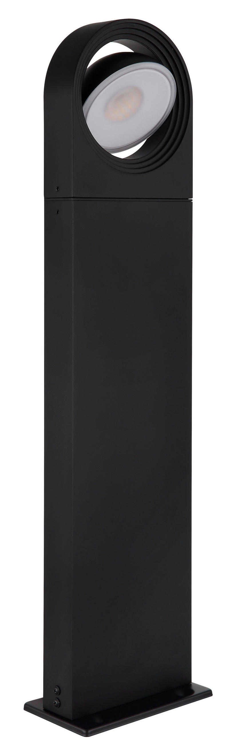 LED-AUSSENLEUCHTE - Weiss/Schwarz, Design, Kunststoff/Metall (17/10/70cm) - Globo
