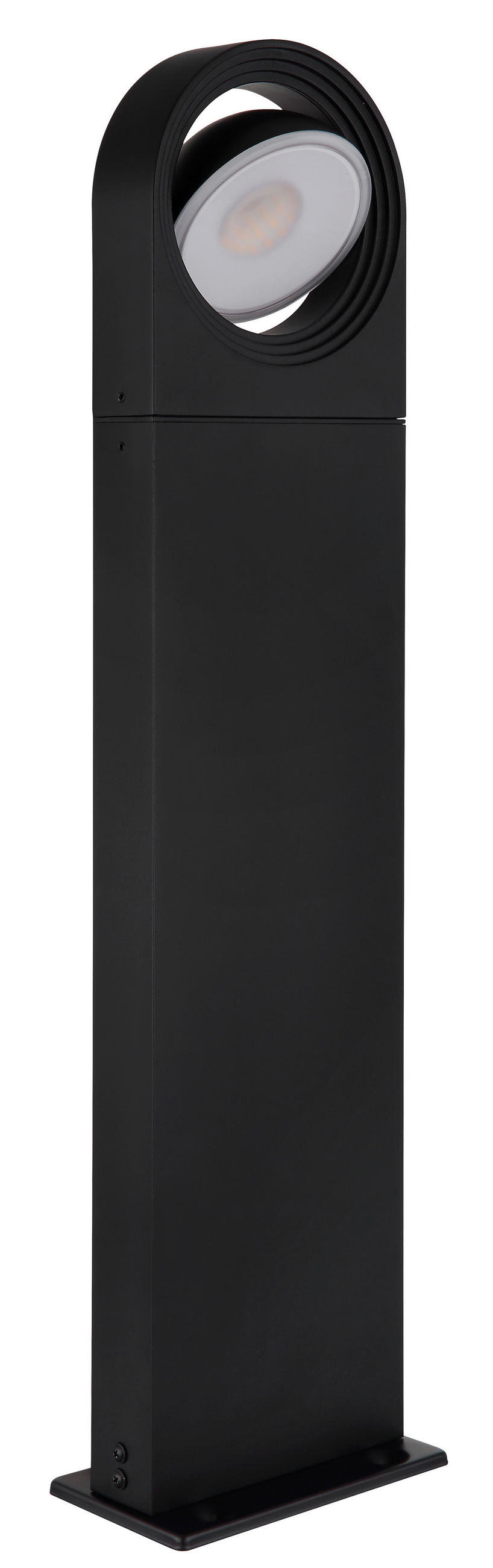 LED-AUSSENLEUCHTE - Weiss/Schwarz, Design, Kunststoff/Metall (17/10/70cm) - Globo