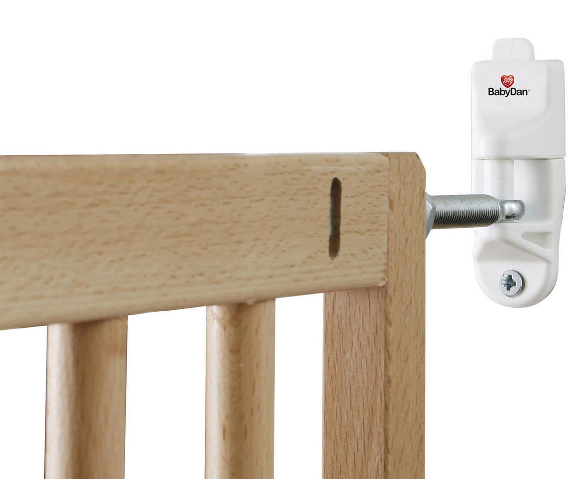 TREPPENSCHUTZGITTER 102/70 cm  - Buchefarben, Basics, Holz (102/70cm) - Baby Dan