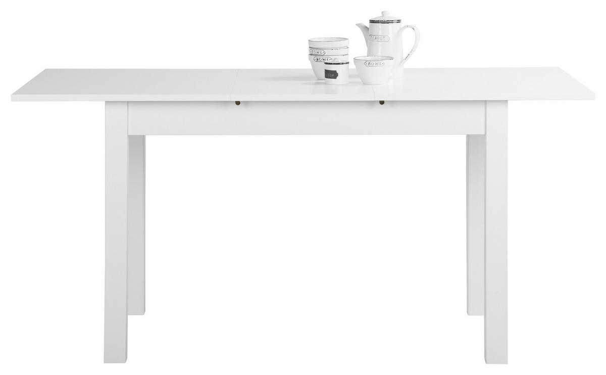 TABLE in Holzwerkstoff 120/70/76,5 cm  - blanc, Design, matériau de bois (120/70/76,5cm) - Carryhome