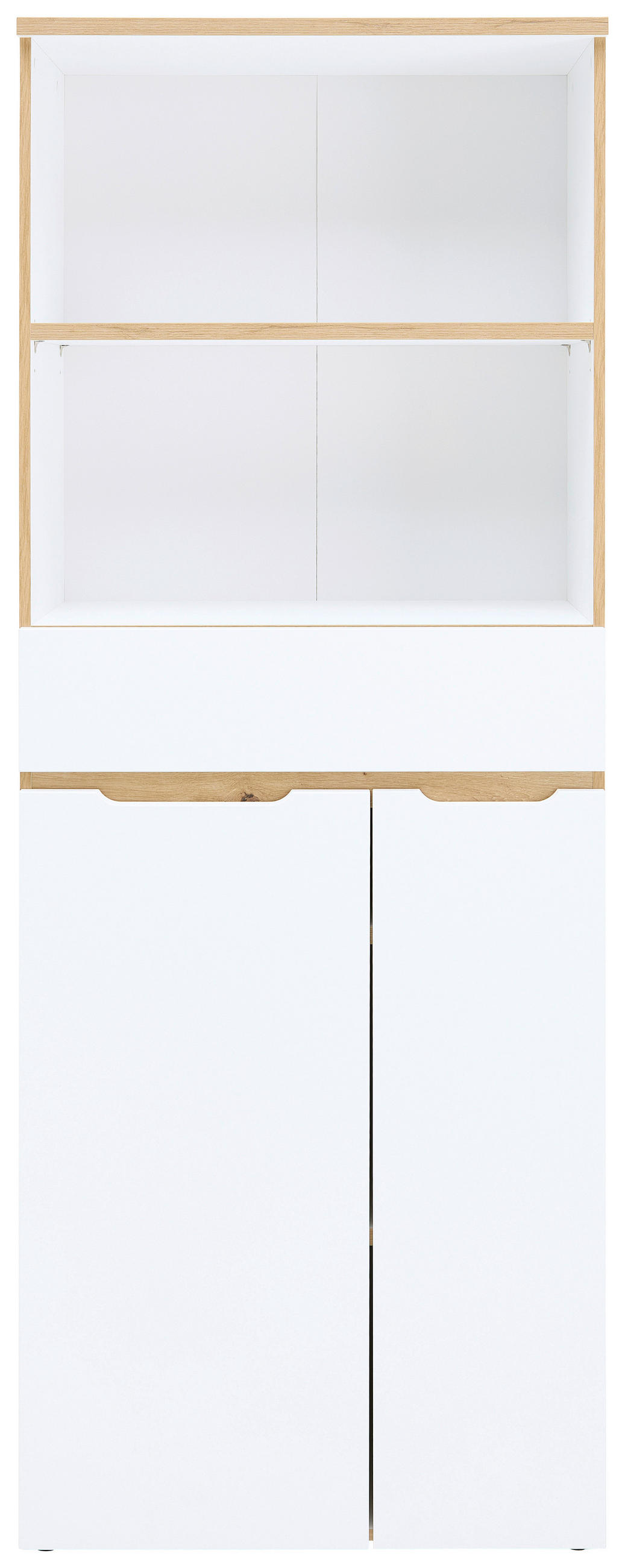 AKTENSCHRANK 75/197/38 cm  - Weiss/Eiche Artisan, Konventionell, Holzwerkstoff (75/197/38cm) - MID.YOU