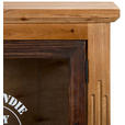 KOMMODE  in 75/127/32 cm  - Hellbraun/Messingfarben, LIFESTYLE, Glas/Holz (75/127/32cm) - Landscape