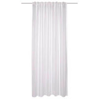 FERTIGVORHANG transparent  - Weiß, Basics, Textil (140/245cm)