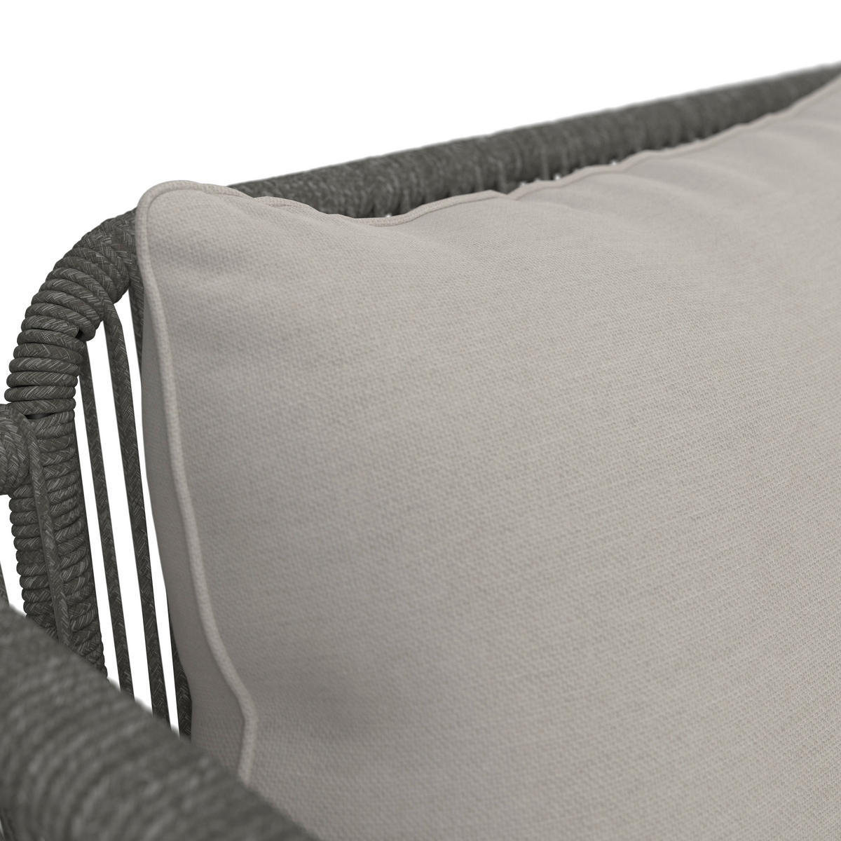 LOUNGE GARNITURA   drvo, metal, tekstil  smeđa, bež    - prirodne boje/bež, Moderno, drvo/metal - Ambia Garden