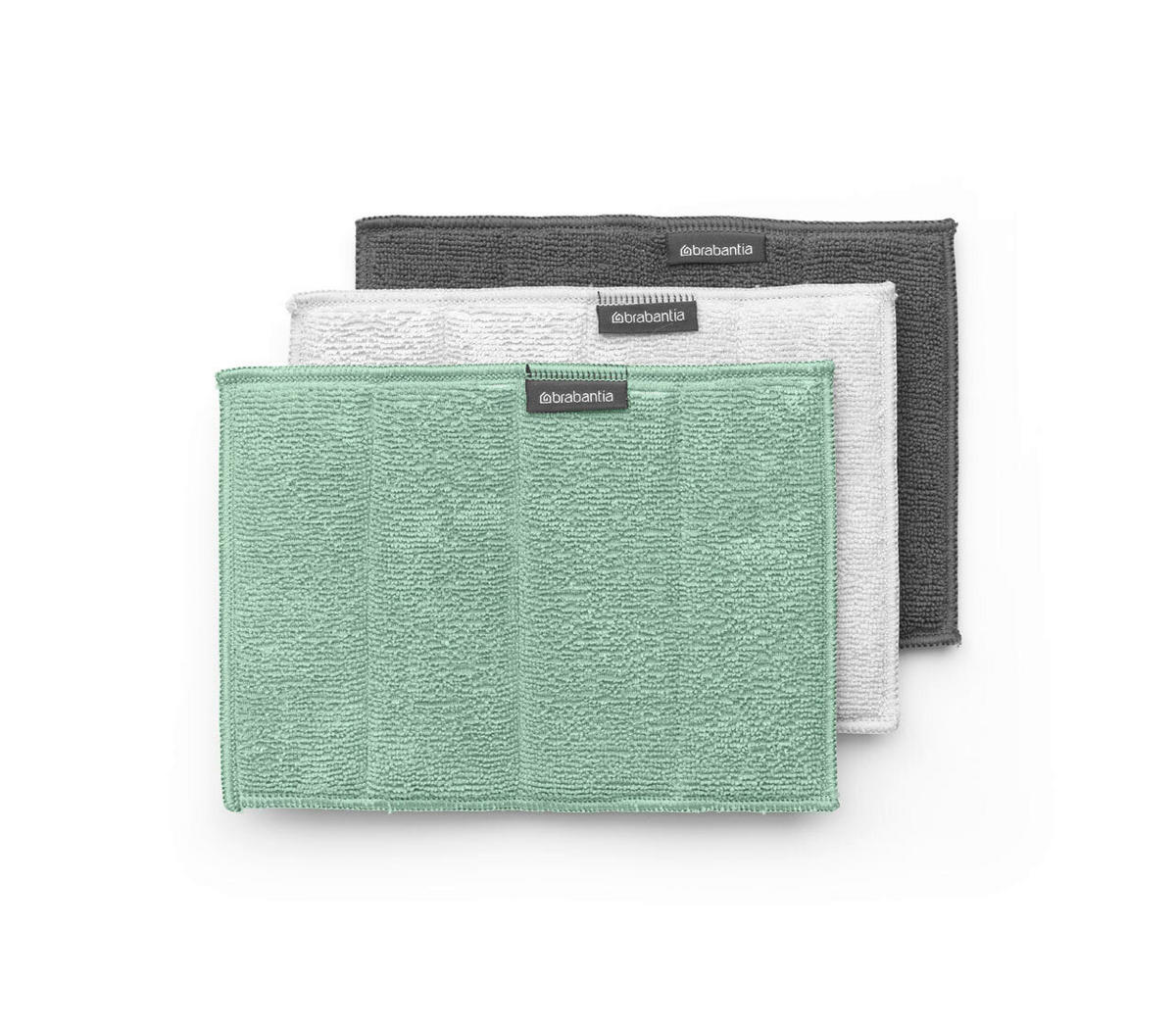 KRPA IZ MIKROVLAKEN - siva/zelena, Design, tekstil (23,5/0,7/17,5cm) - Brabantia
