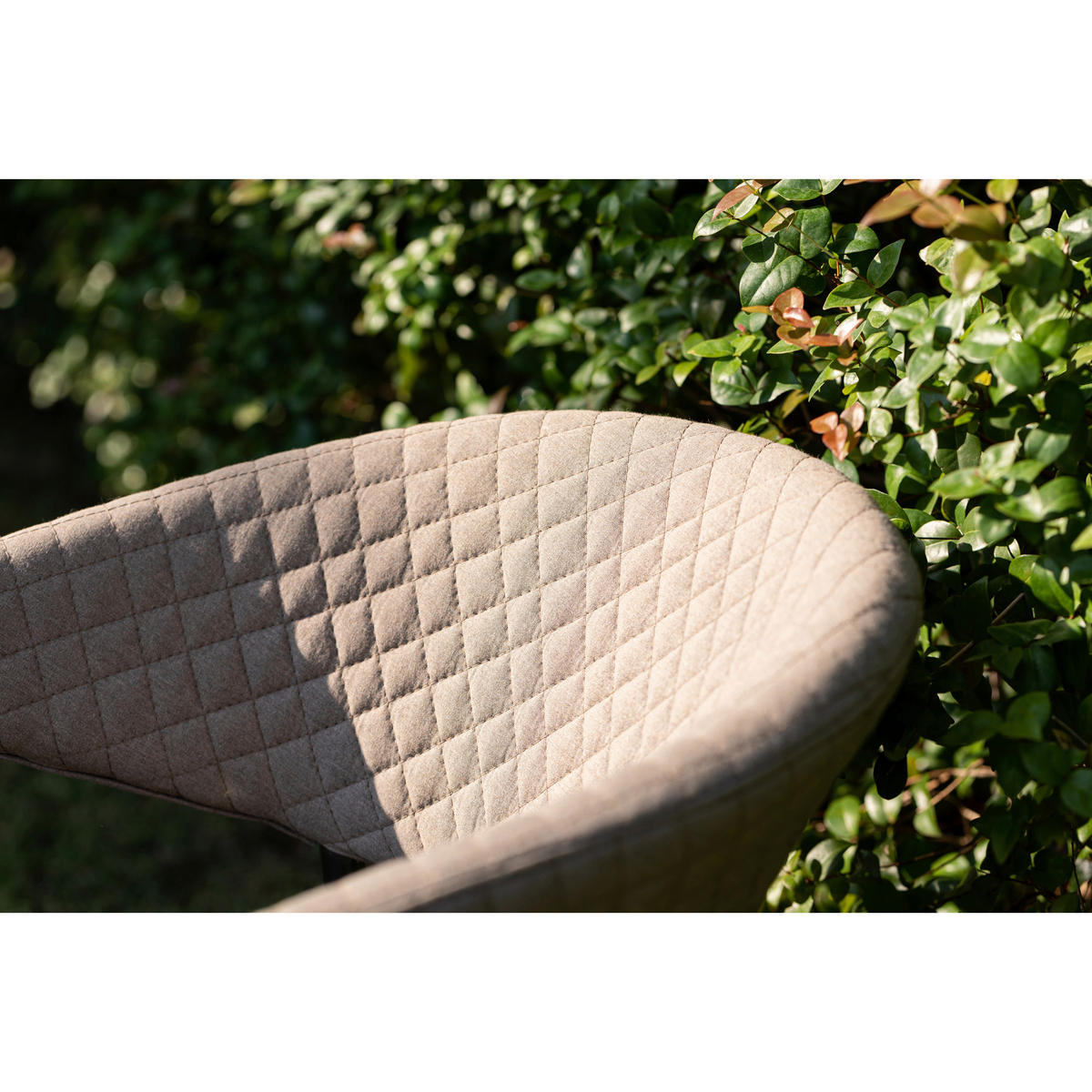 STAPELSESSEL in Metall, Textil Naturfarben, Sandfarben  - Sandfarben/Anthrazit, MODERN, Textil/Metall (58/83/66cm) - Gardenson