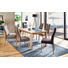 ESSTISCH Eiche massiv rechteckig Eichefarben - Eichefarben, Natur, Holz (160(210)/90/76cm) - Celina Home