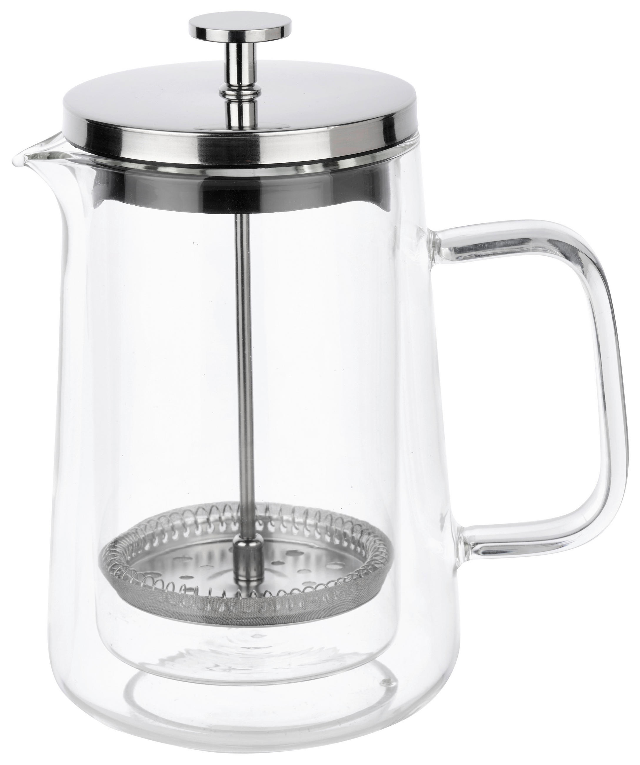KAFFEEBEREITER 0.65 L  - Klar, Design, Glas/Kunststoff (16,5/19cm) - Novel