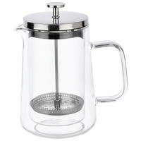KAFFEEBEREITER 0.65 L  - Klar, Design, Glas/Kunststoff (16,5/19cm) - Novel