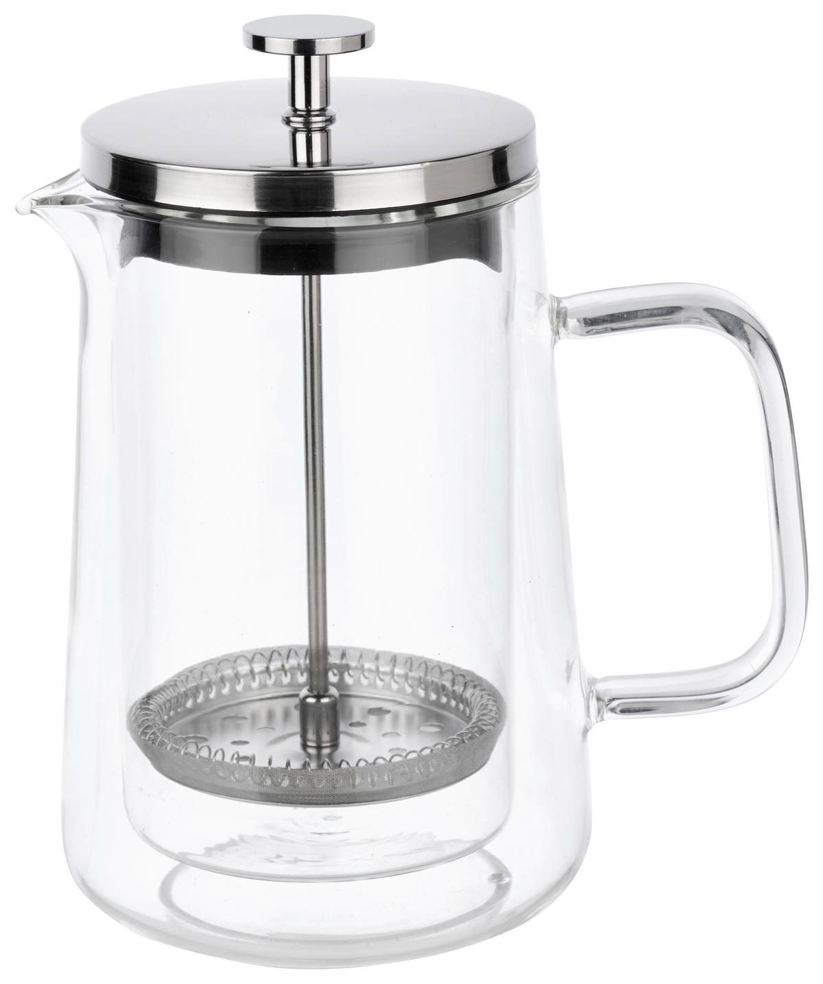 KAFFEEBEREITER 0.65 L  - Klar, Design, Glas/Kunststoff (16,5/19cm) - Novel