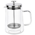 KAFFEEBEREITER 0.65 L  - Klar, Design, Glas/Kunststoff (16,5/19cm) - Novel