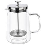 KAFFEEBEREITER 0.65 L  - Klar, Design, Glas/Kunststoff (16,5/19cm) - Novel