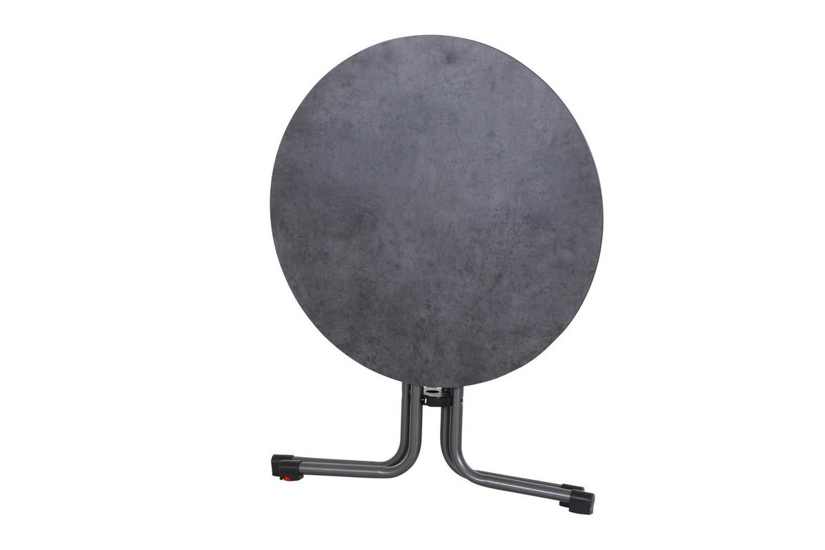 GARTENKLAPPTISCH  - Anthrazit, KONVENTIONELL, Holzwerkstoff/Kunststoff (80/71cm) - Siena Garden