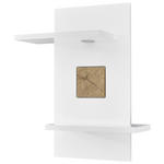 WANDBOARD  67/83,6/27,6 cm  - Eichefarben/Weiß, Design, Holzwerkstoff (67/83,6/27,6cm) - Xora